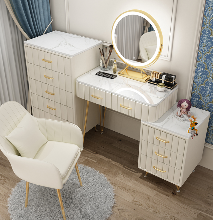bed and dresser